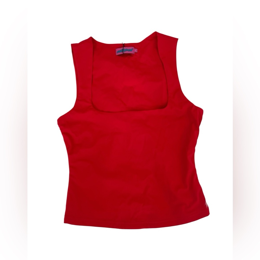 NWT Edikted Bold Red Woman’s Tank Top, Size S